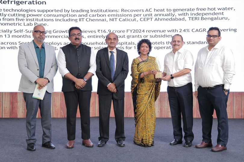 ചിൽട്ടൻ റഫ്രിജറേഷന്റെ ഡ്യുവൽ പർപ്പസ് എസിക്ക് കെ.എം.എ സസ്റ്റൈനബിൾ ഇന്നൊവേഷൻ പുരസ്കാരം